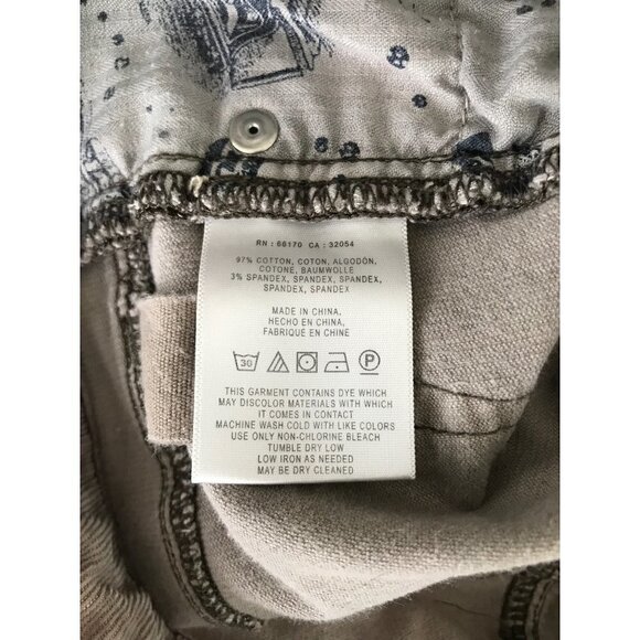 Pilcro & The Letterpress Beige Corduroy Mid Rise Pants Size 27 - Picture 11 of 11